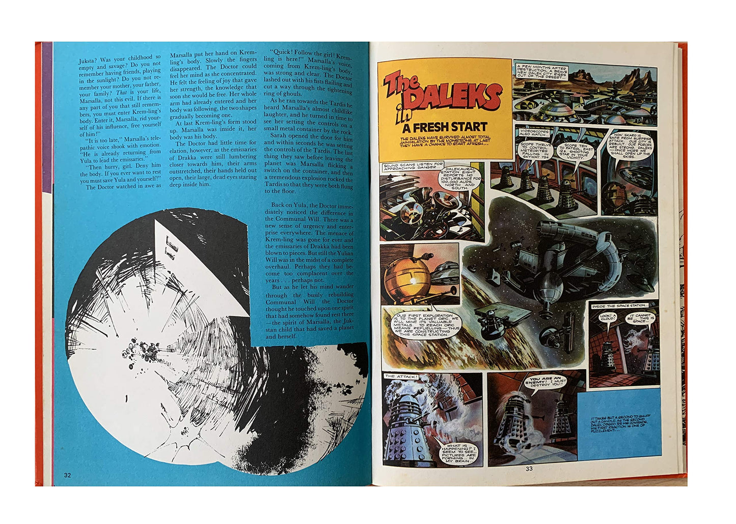 Vintage 1976 The Amazing World Of Doctor Who Annual - Mint Condition - Shop Stock Room Find