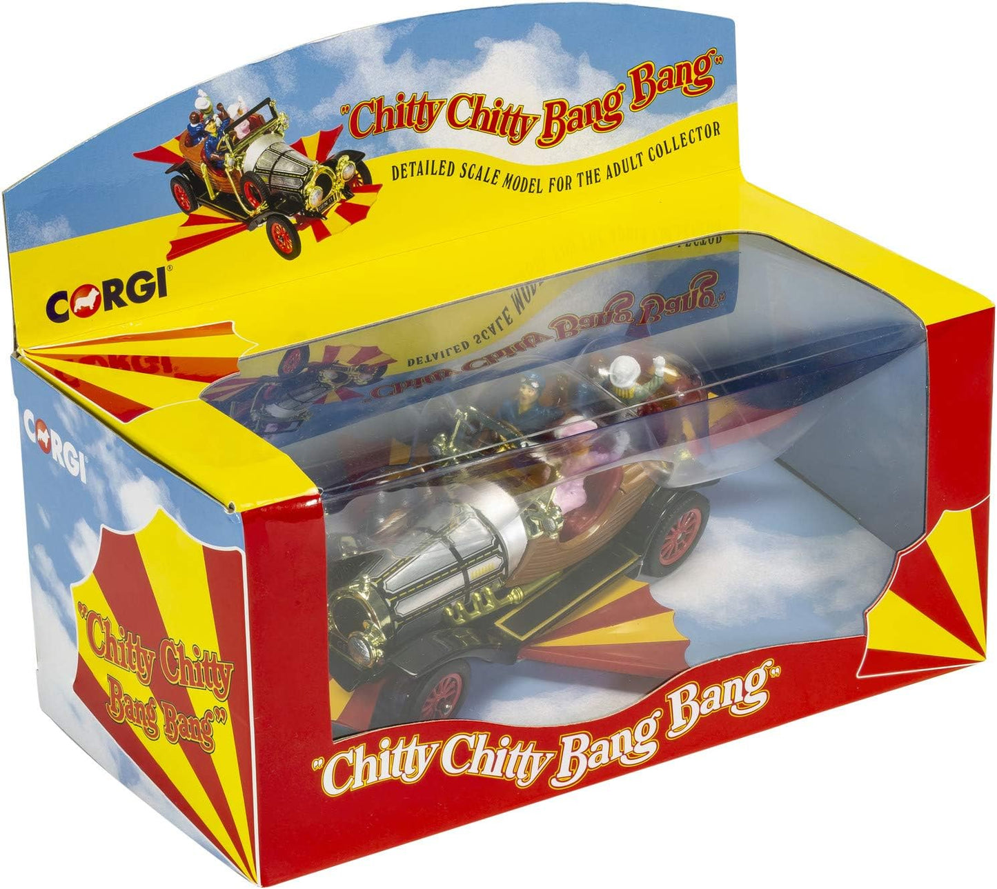 Vintage Corgis 2009 Chitty Chitty Bang Bang Car Diecast Model No. 03502 - Brand New Factory Sealed Shop Stock Room Find