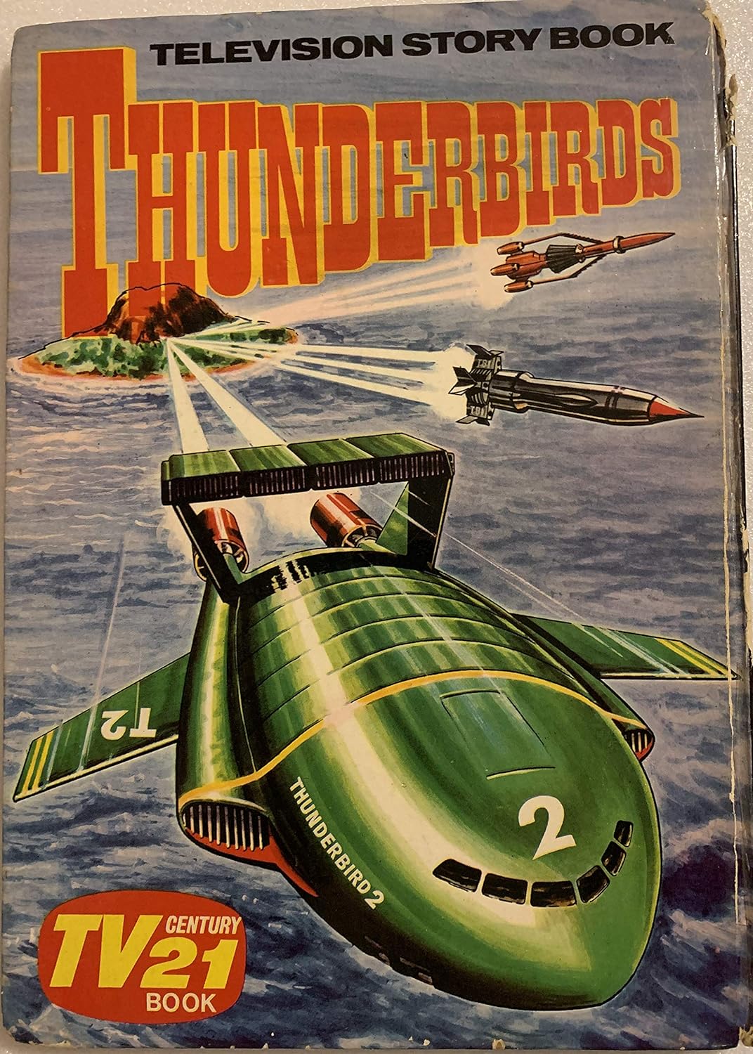 Vintage 1966 Gerry Andersons Thunderbirds Television Story Book - A Century 21 Book