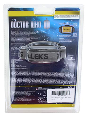 Dr Doctor Who Dalek Head Flashlight Book Light
