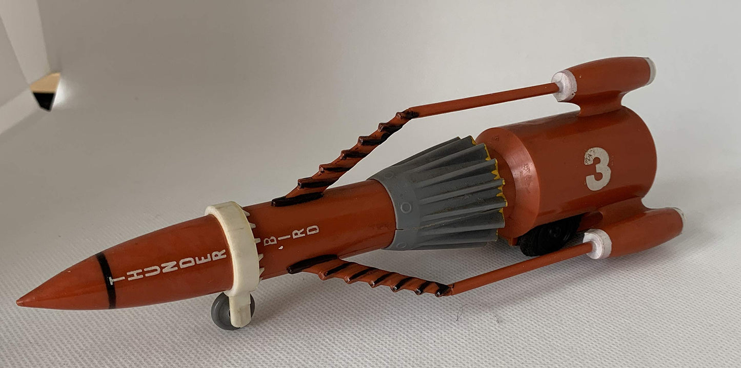 Vintage 1965 JR21 Toys Gerry Andersons Thunderbirds Thunderbird 3 Friction Drive Motor Scale Model By J Rosenthal Toys In The Original Box.
