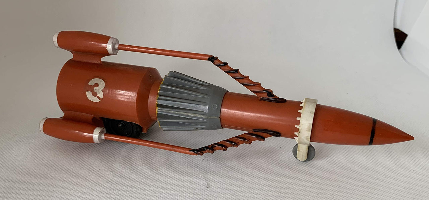 Vintage 1965 JR21 Toys Gerry Andersons Thunderbirds Thunderbird 3 Friction Drive Motor Scale Model By J Rosenthal Toys In The Original Box.