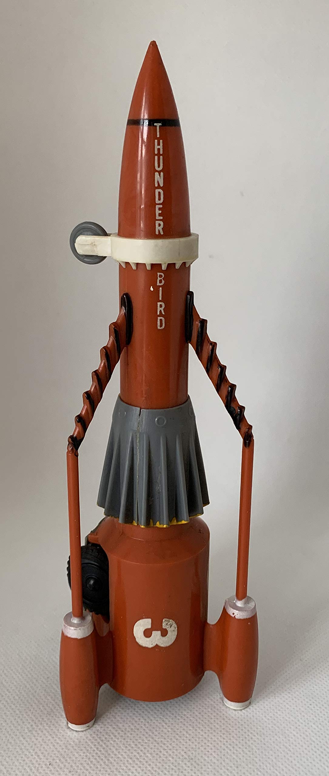 Vintage 1965 JR21 Toys Gerry Andersons Thunderbirds Thunderbird 3 Friction Drive Motor Scale Model By J Rosenthal Toys In The Original Box.