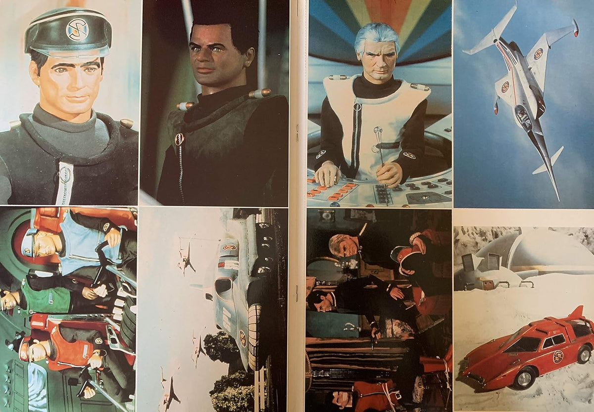 Vintage 1993 Gerry Andersons Captain Scarlet And The Mysterons 20 Exciting Colour Postcards Set - Brand New Shop Stock Room Find