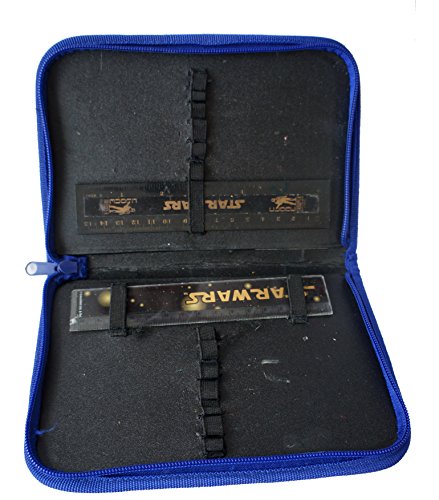 Vintage 2002 Attack of the Clones Star Wars Episode 2 Pencil Case With Free Star Wars Rulers