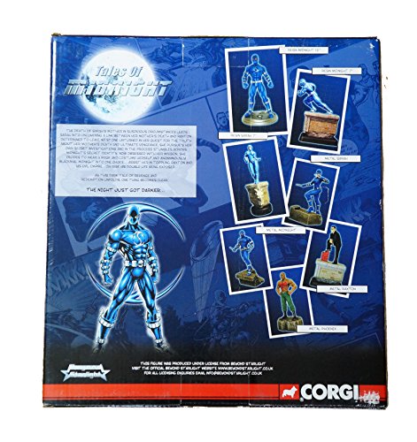 Vintage 2006 Corgi - Beyond Starlight - Tales Of Midnight Limited Edition 7 Inch Midnight Figure Resin Statue With Redeemable Exclusive Trading Card - Brand New Shop Stock Room Find
