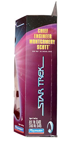 Vintage 1999 Star Trek Playmates Transporter Series Chief Engineer Montgomery Scott Scotty Transporter Platform Action Figure - Brand New Factory Sealed Shop Stock Room Find