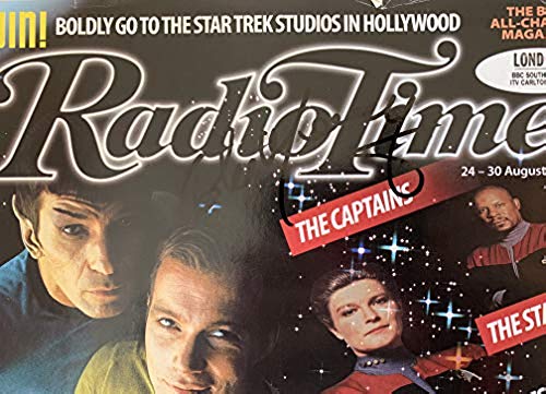 Vintage 1996 Radio Times Star Trek 30 Years Special Issue - Autographed By Colm Meaney And Rick Berman