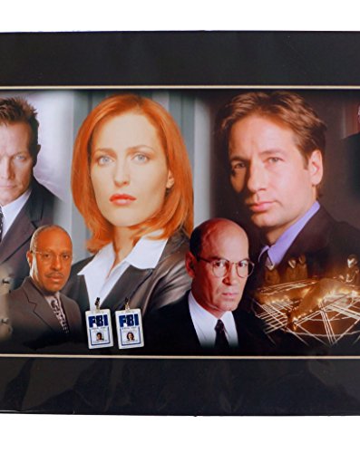 Vintage 2002 The X-Files Framed Cast Montage Photograph End Of Series Production - Ultra Rare Item - Shop Stock Room Find