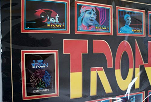 Vintage 1981 Donruss Walt Disneys Tron The Movie Trading Card Shop Display Wall Mount - Ultra Rare - Shop Stock Room Find