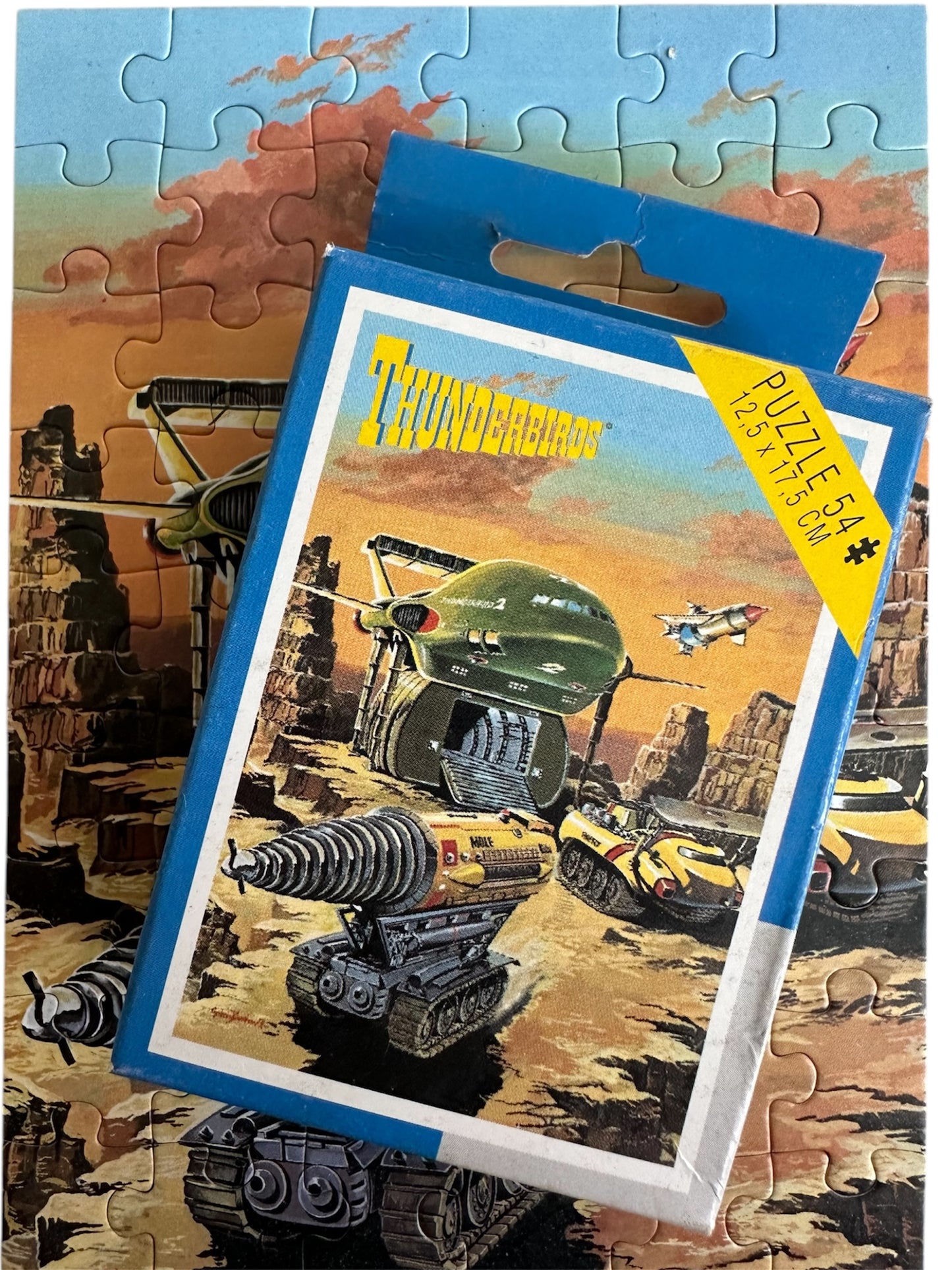 Vintage Kings 1993 Gerry Andersons Thunderbirds - Thunderbird 2 Unloading The Mole And The Firefly - 54 Piece Jigsaw Puzzle - Shop Stock Room Find