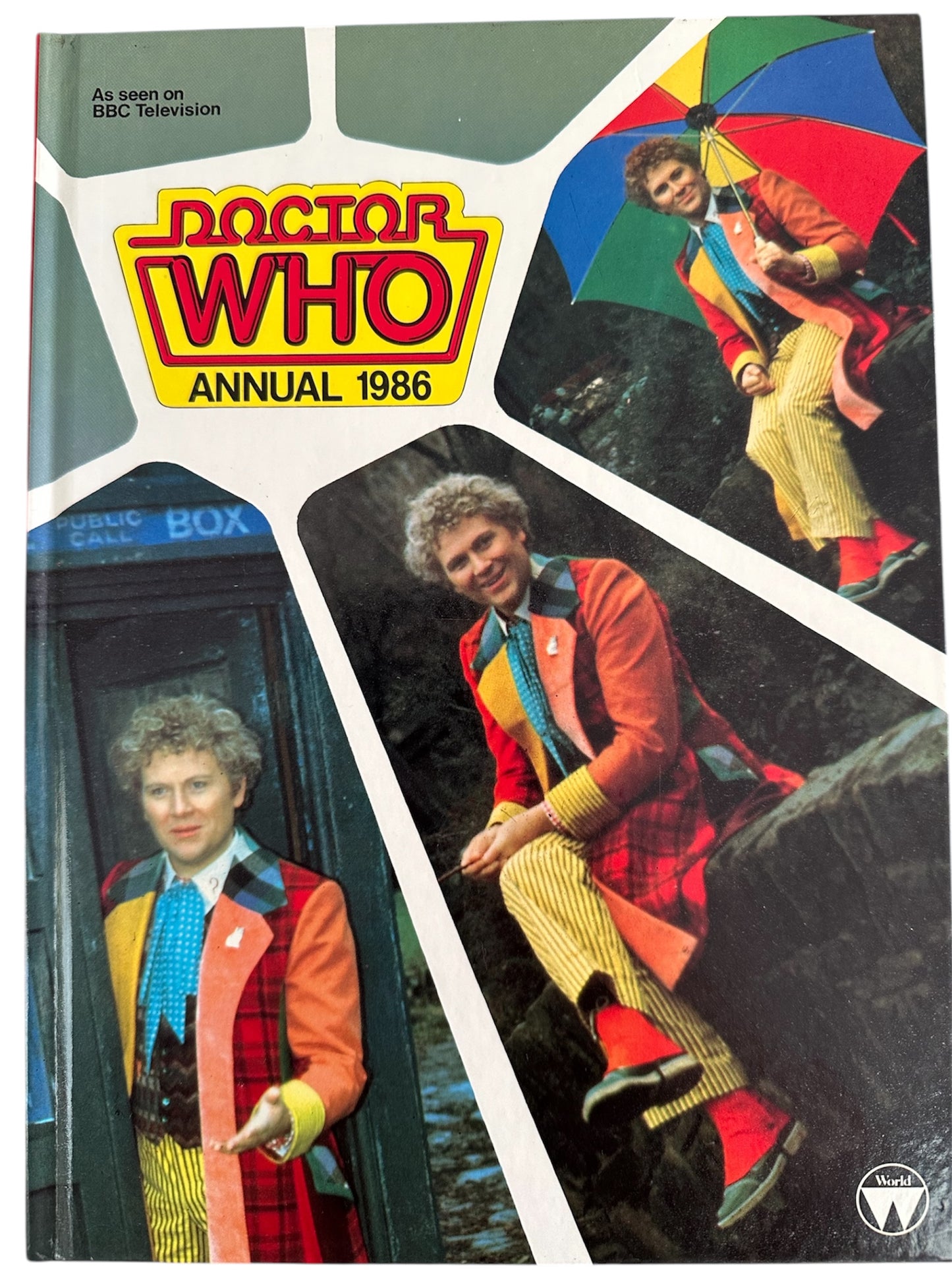 Vintage Dr Who Annual 1986 Starring Colin Baker As The Doctor - Unsold Former Shop Stock