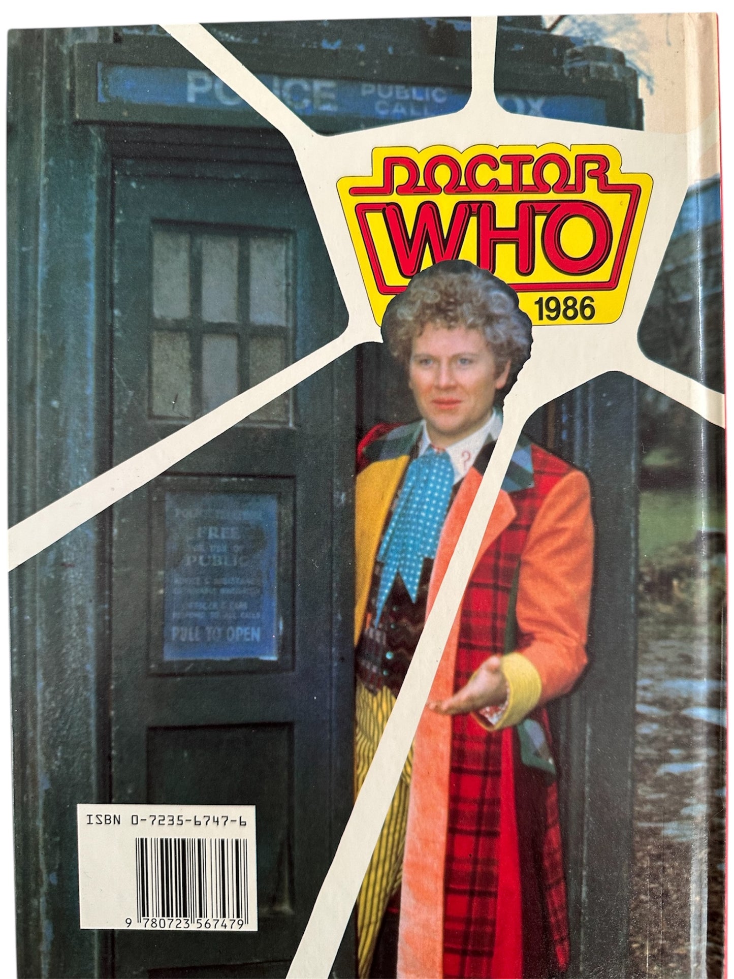 Vintage Dr Who Annual 1986 Starring Colin Baker As The Doctor - Unsold Former Shop Stock