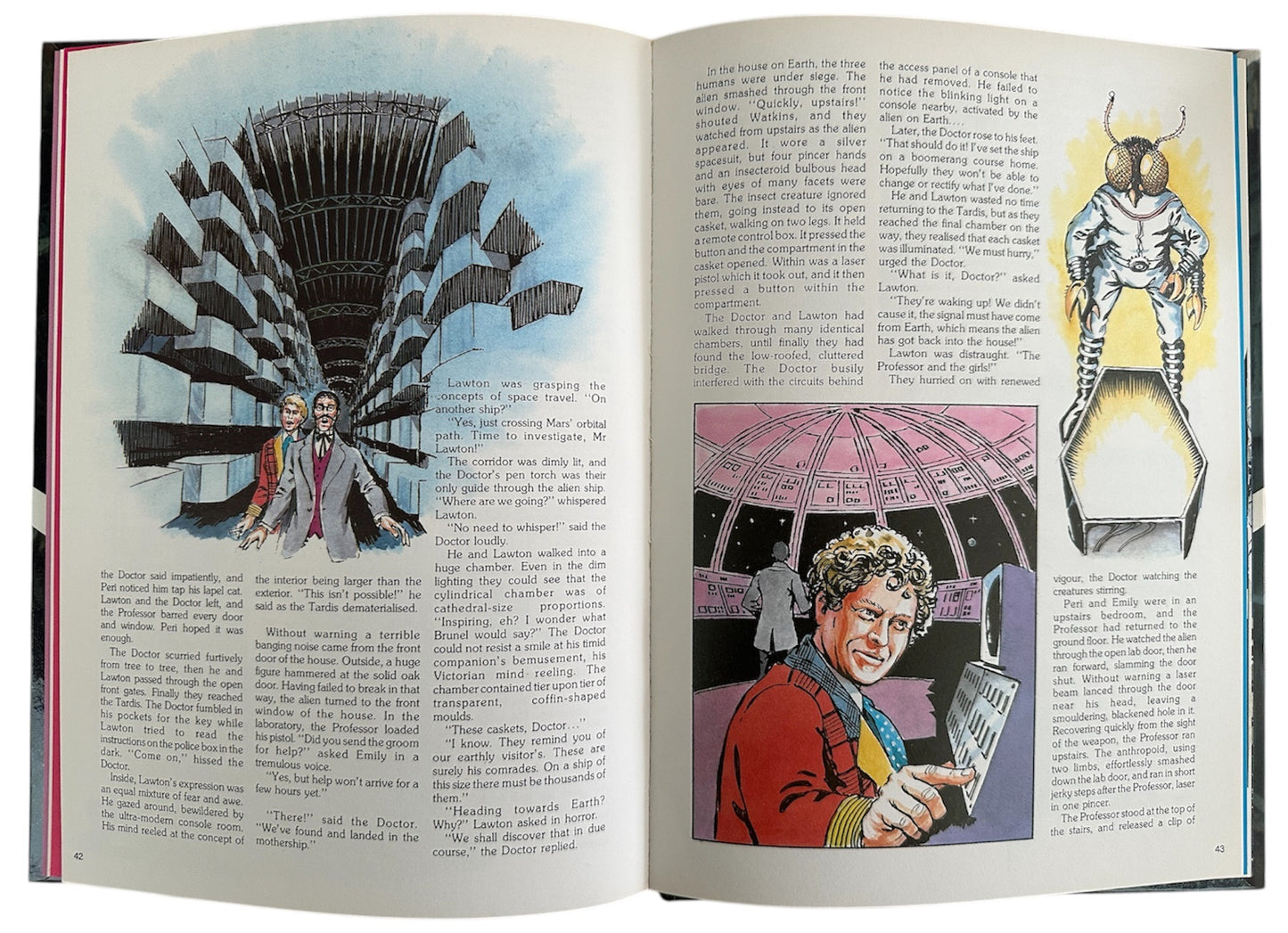 Vintage Dr Who Annual 1986 Starring Colin Baker As The Doctor - Unsold Former Shop Stock