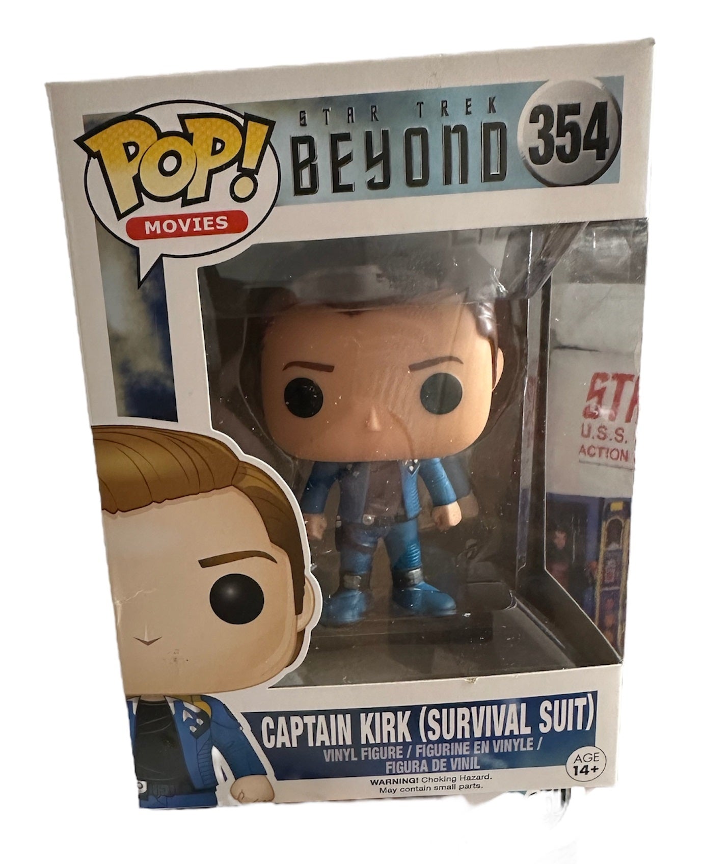 2016 Star Trek Beyond Captain Kirk In Survival Suit Pop Movies Vinyl Figure - Brand New Shop Stock Room Find