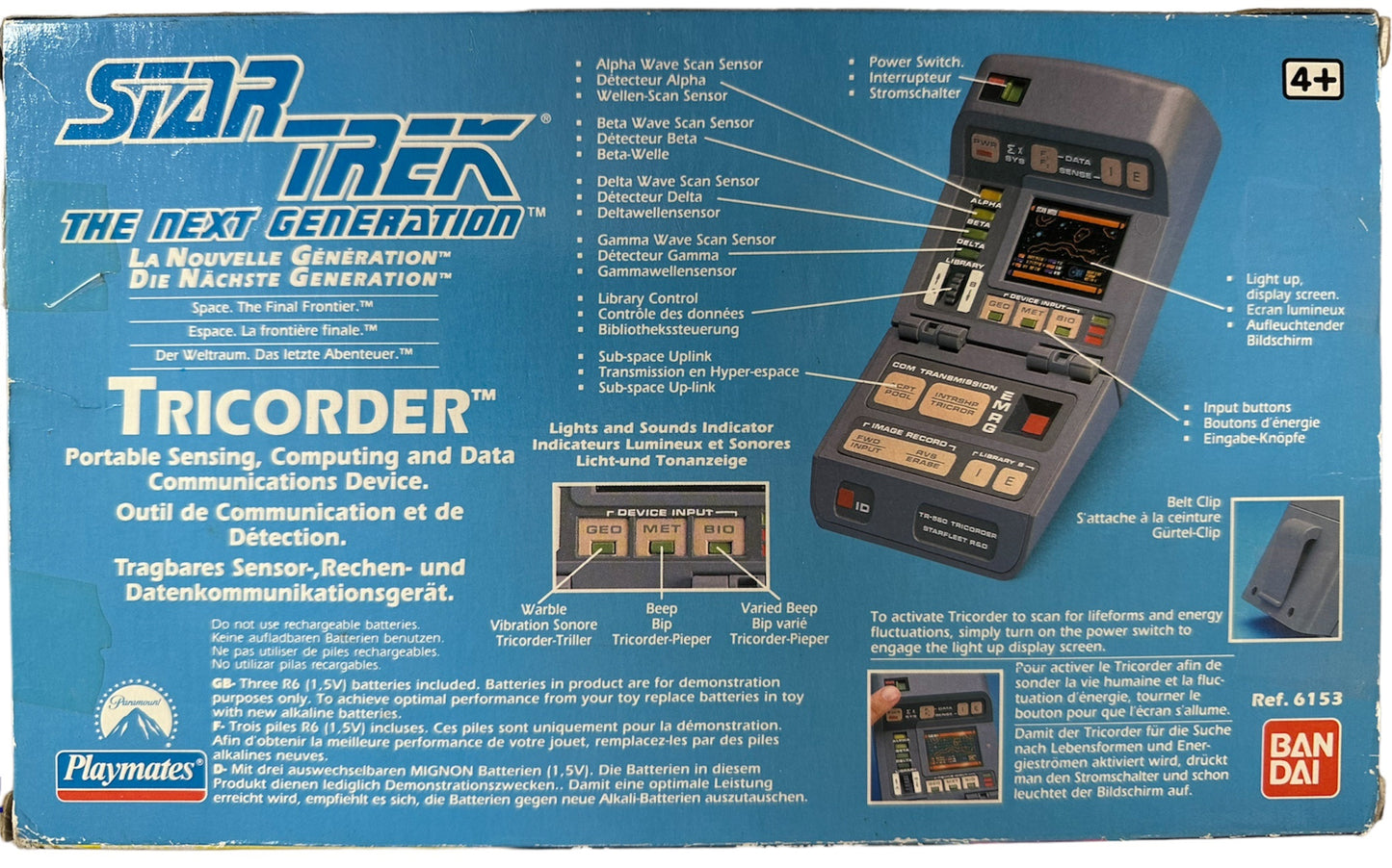 Vintage Playmates 1993 Star Trek The Next Generation Electronic Tricorder - Shop Stock Room Find.