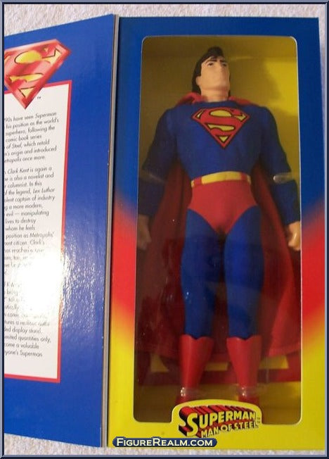 Vintage 1997 Kenner Superman The Man Of Steel Limited Edition 12 Inch Fully Poseable Action Figure - Brand New Factory Sealed Shop Stock Room Find