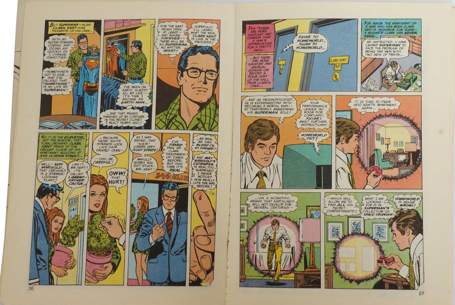 Vintage Egmont Publishing 1978 Superman Pocketbook No. 1 - Digest Size Paperback Book First Edition - Very Good Condition