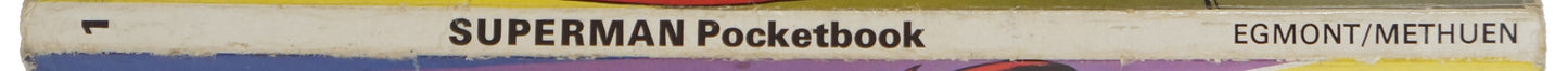 Vintage Egmont Publishing 1978 Superman Pocketbook No. 1 - Digest Size Paperback Book First Edition - Very Good Condition
