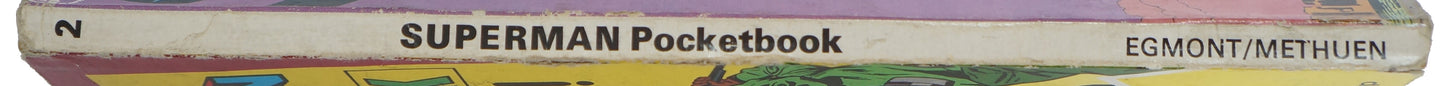 Vintage Egmont Publishing 1978 Superman Pocketbook No. 2 - Digest Size Paperback Book First Edition - Very Good Condition