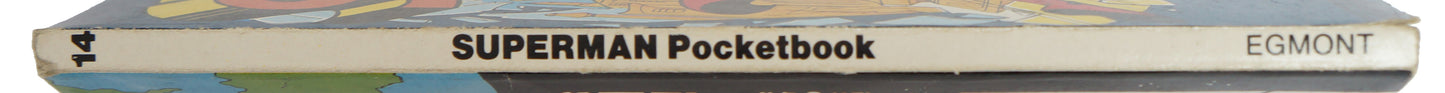 Vintage Egmont Publishing 1980 Superman Pocketbook No. 14 - Digest Size Paperback Book First Edition - Very Good Condition