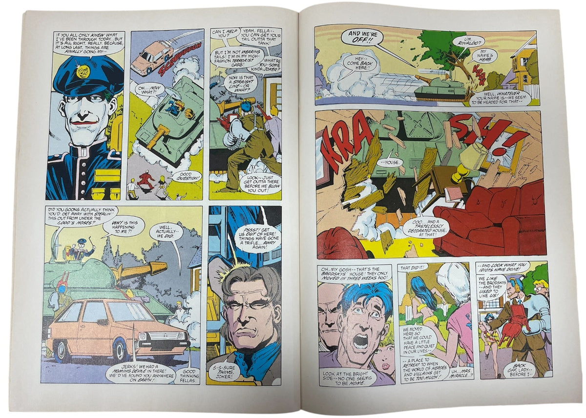 Vintage 1989 London Editions Batman Monthly Presents The Joker #1 UK Comic - Ex Shop Stock (Grade 6.0)