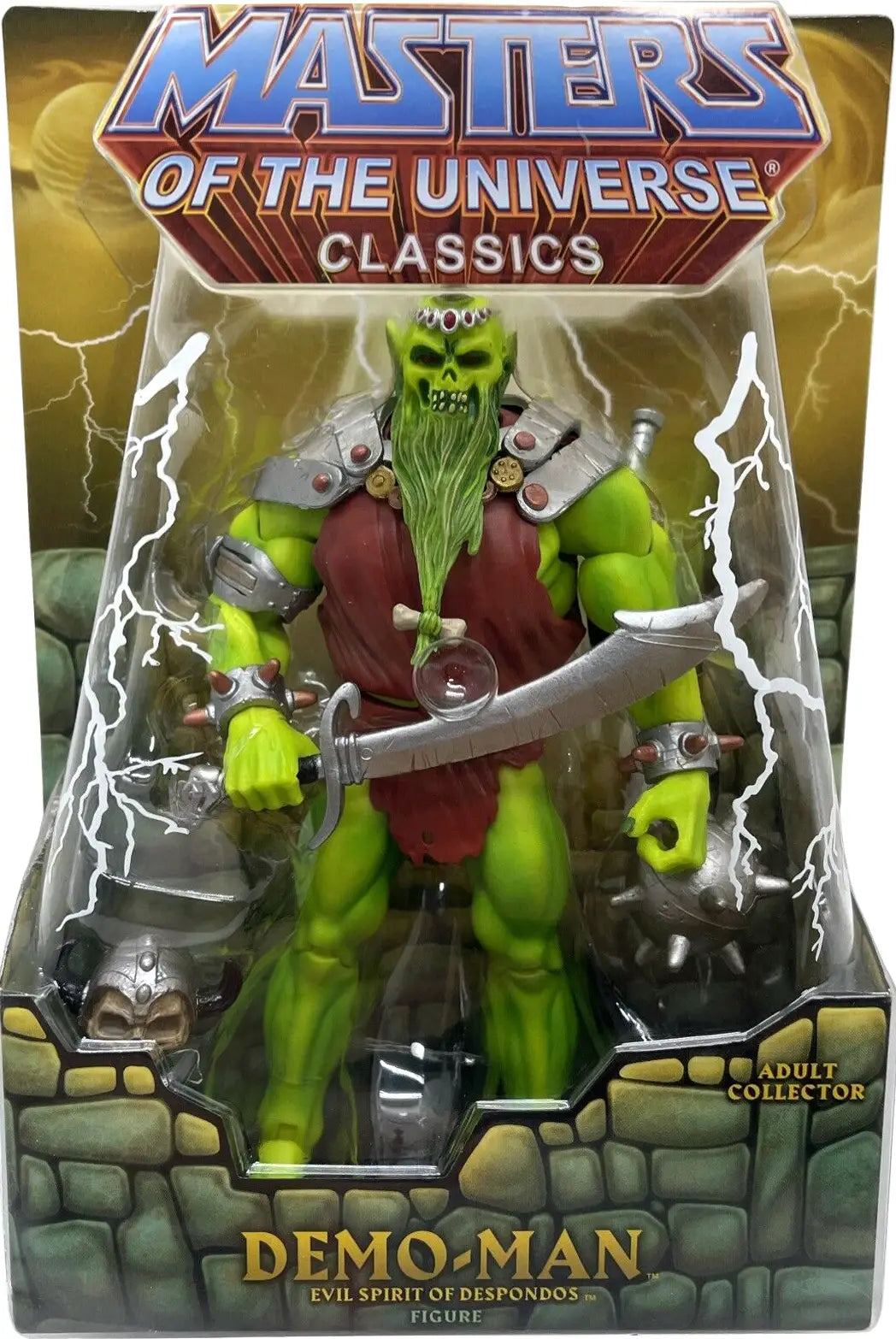 Vintage Mattel Masters Of The Universe Classics - Demo-Man The Evil Spirit Of Desponds Action Figure - Brand New Factory Sealed Shop Stock Room Find