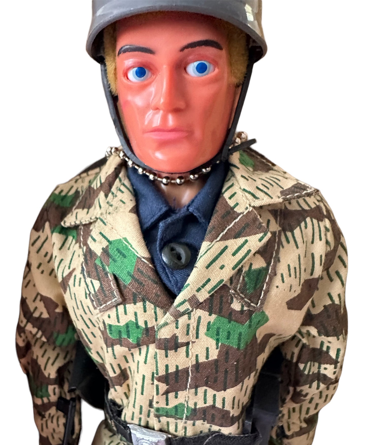 Vintage 2008 Action Man 40th Anniversary - The Soldiers - German Fallschirmjager 12 Inch Action Figure With Realistic Blonde Hair, Eagle Eyes And Gripping Hands - In The Original Box - Shop Stock Room Find