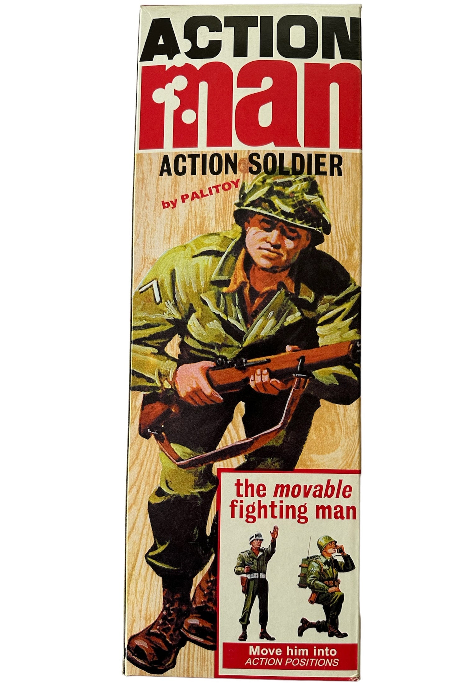 Vintage 2006 Action Man 40th Anniversary - Green Beret Action Soldier 12 Inch Action Figure With Black Painted Hair - In The Original Box - Brand New Shop Stock Room Find