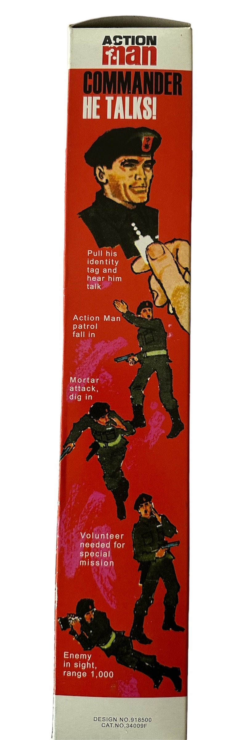 2007 Action Man 40th Anniversary - Talking Commander - 12 Inch Action Figure With Realistic Blond Hair - In The Original Box