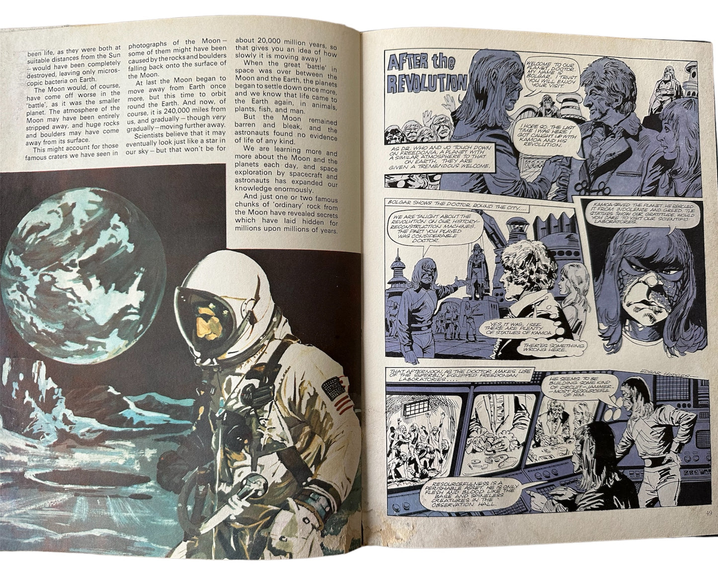 The Dr Who Annual 1975 - Starring Jon Pertwee As Dr Who