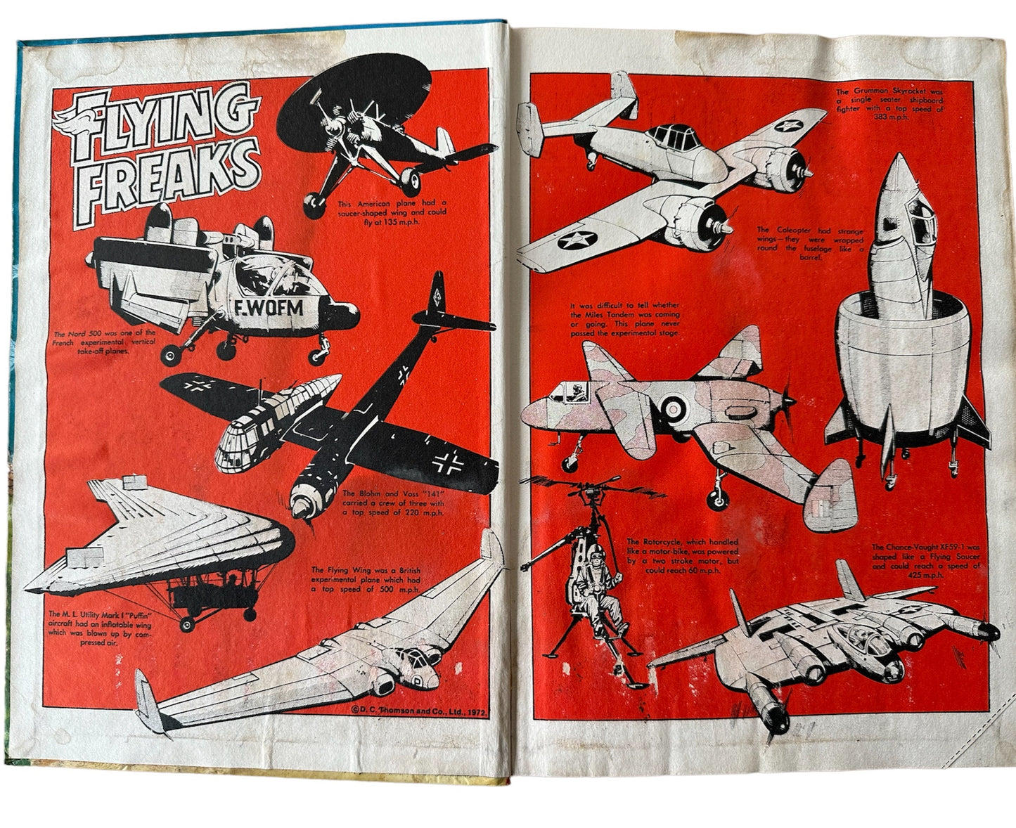 Vintage Victor Book For Boys Annual 1973