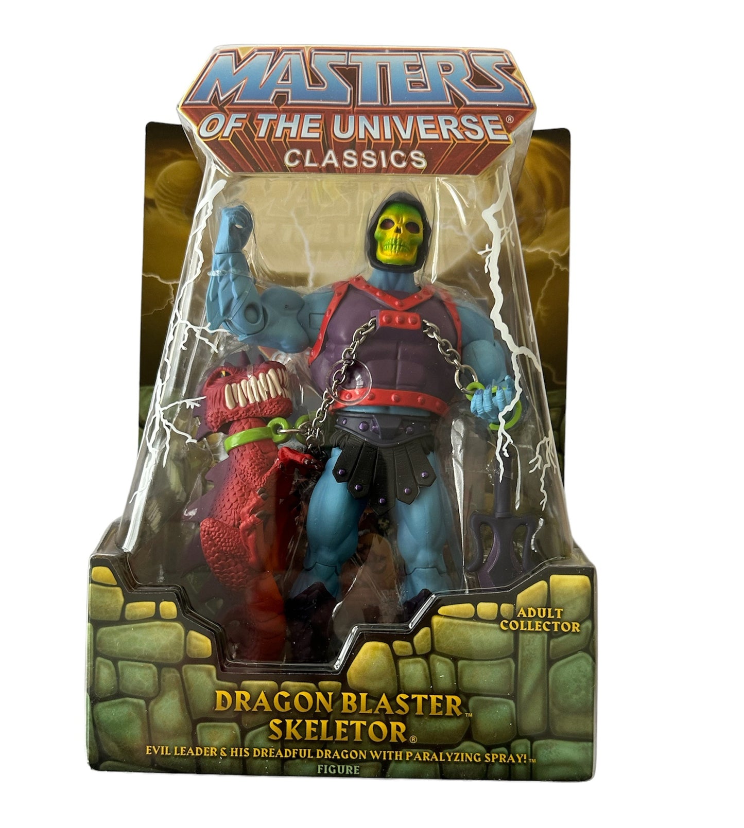 Vintage 2012 Mattel Masters Of The Universe Classics - 30th Anniversary 1982 to 2012 - Dragon Blaster Skeletor Action Figure - Brand New Factory Sealed Shop Stock Room Find