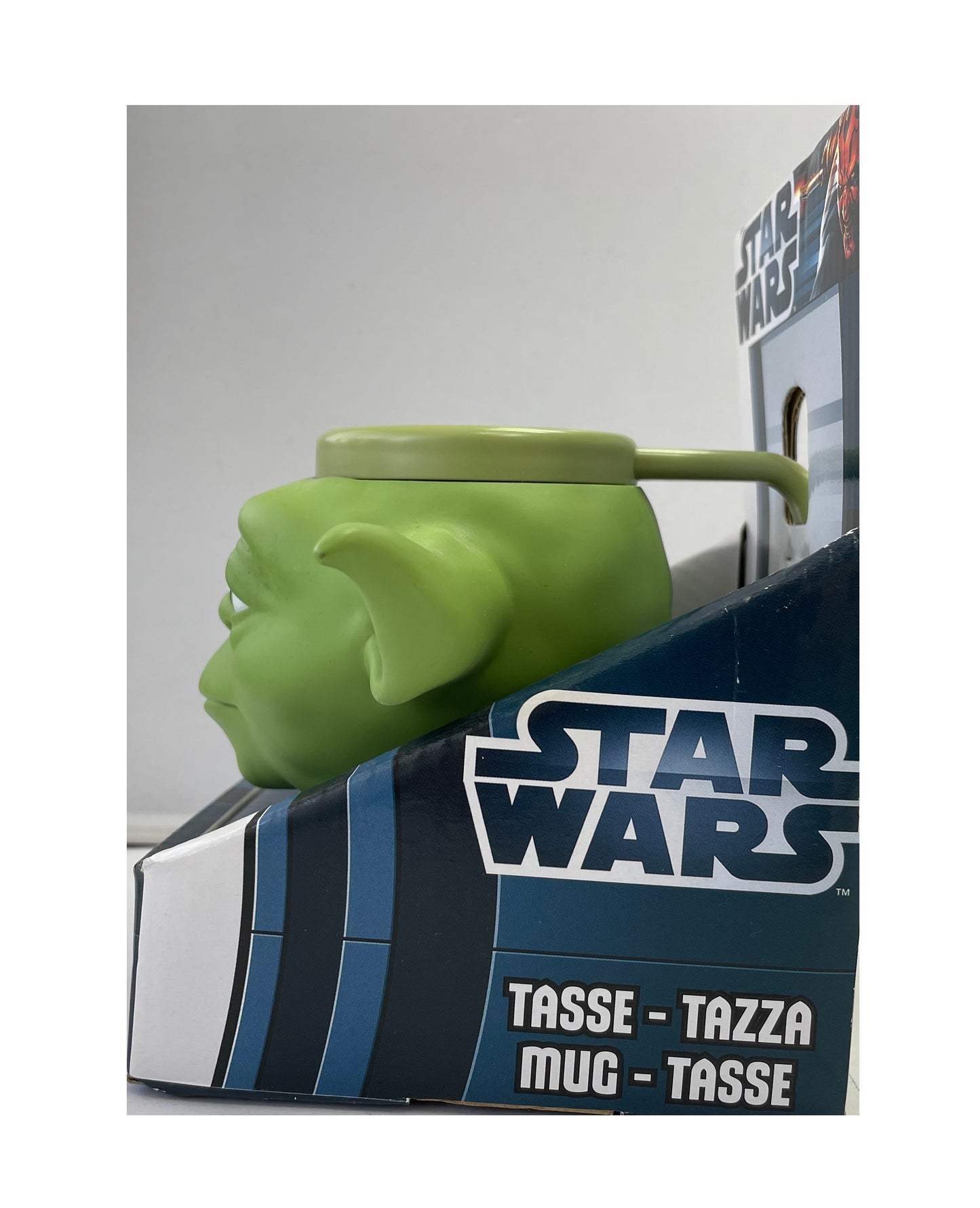 Vintage 2012 Star Wars Jedi Master Yoda Figural Head Mug - Brand New Factory Sealed Shop Stock Room Find