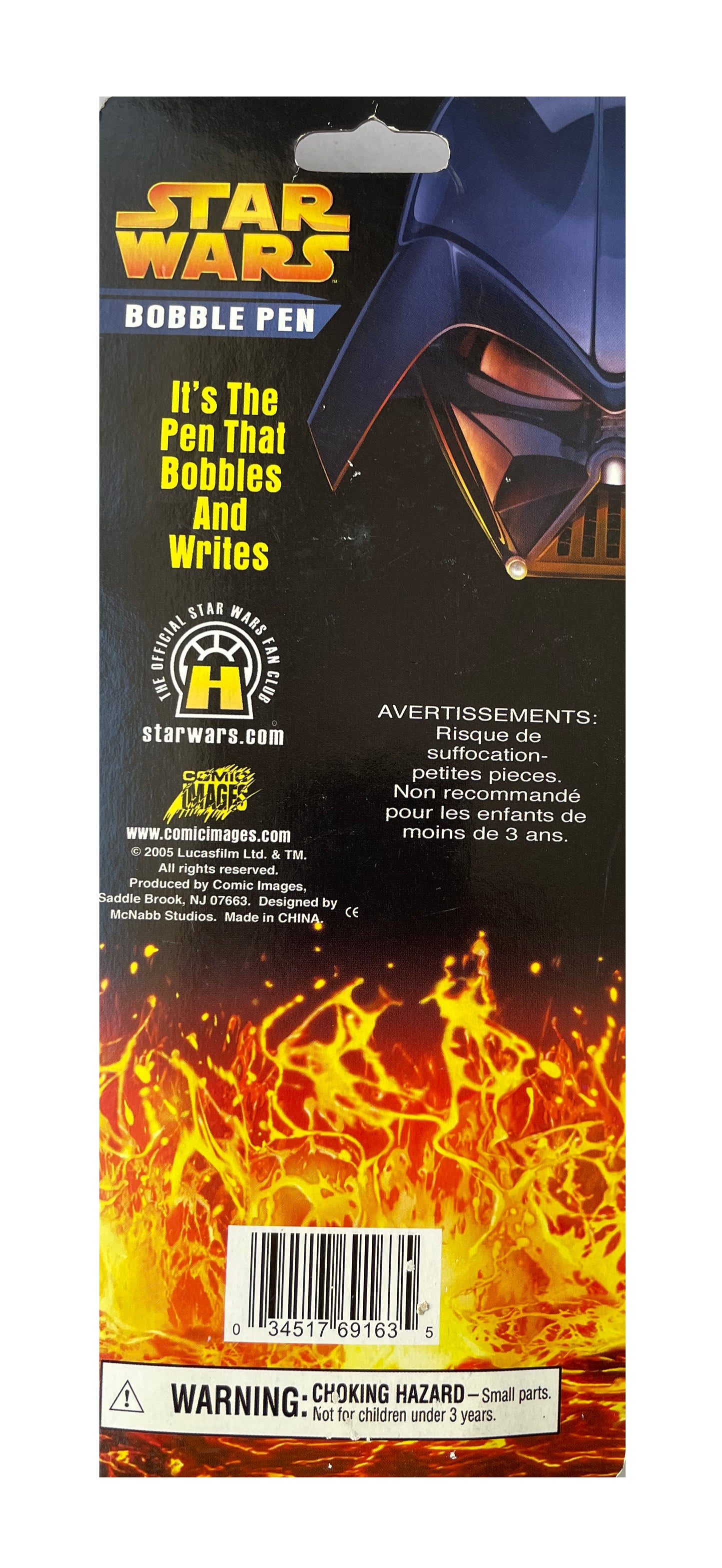 Vintage 2005 Star Revenge Of The Sith Wars Yoda Bobble Head Pen - Brand New Factory Sealed Shop Stock Room Find
