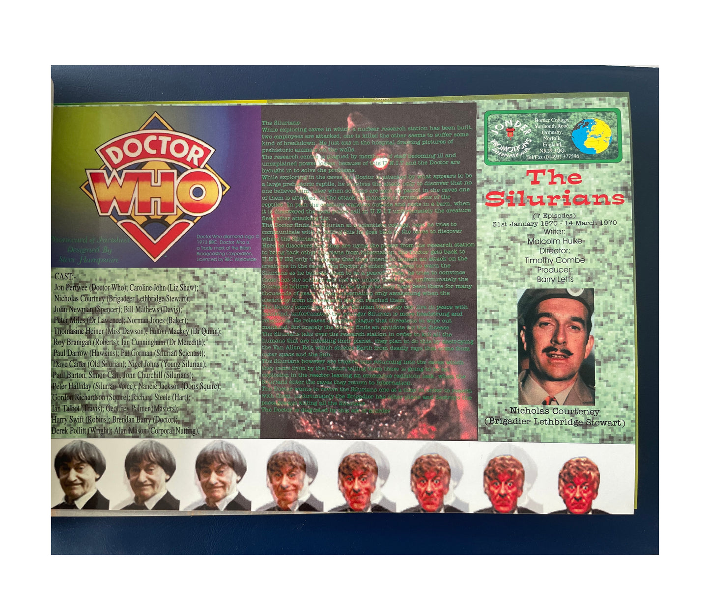 Vintage Jonder 1995 - 1997 Doctor Dr Who Limited Edition BT Phonecards With Accompanying Factsheets - Full Set Of 15 In Binder - Fantastic Unused Condition