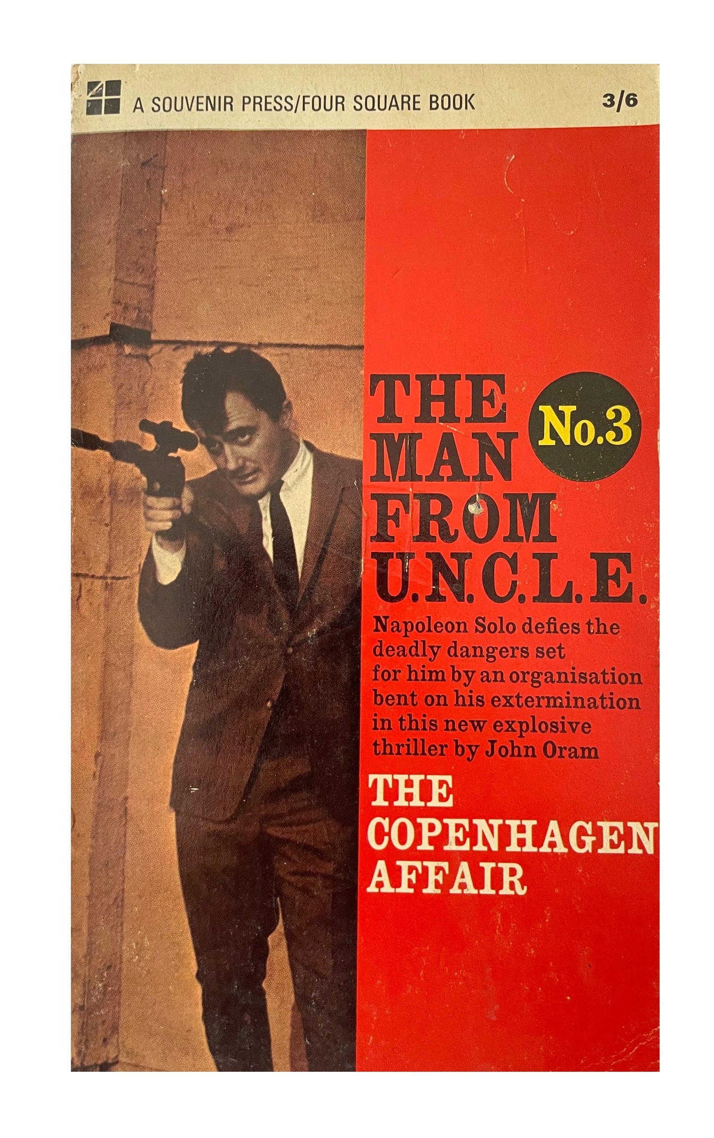 Vintage The Man From U.N.C.L.E The Copenhagen Affair Paperback Novel 1966 By John Oram