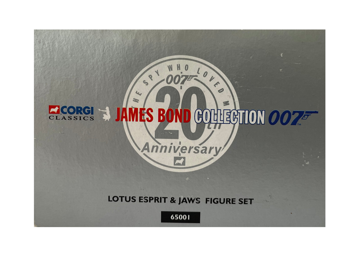 Vintage Corgi Classics 1997 James Bond 007 Collection 20th Anniversary Of he Spy Who Loved Me - Lotus Esprit 1:36 Scale Die-Cast Number 65001
