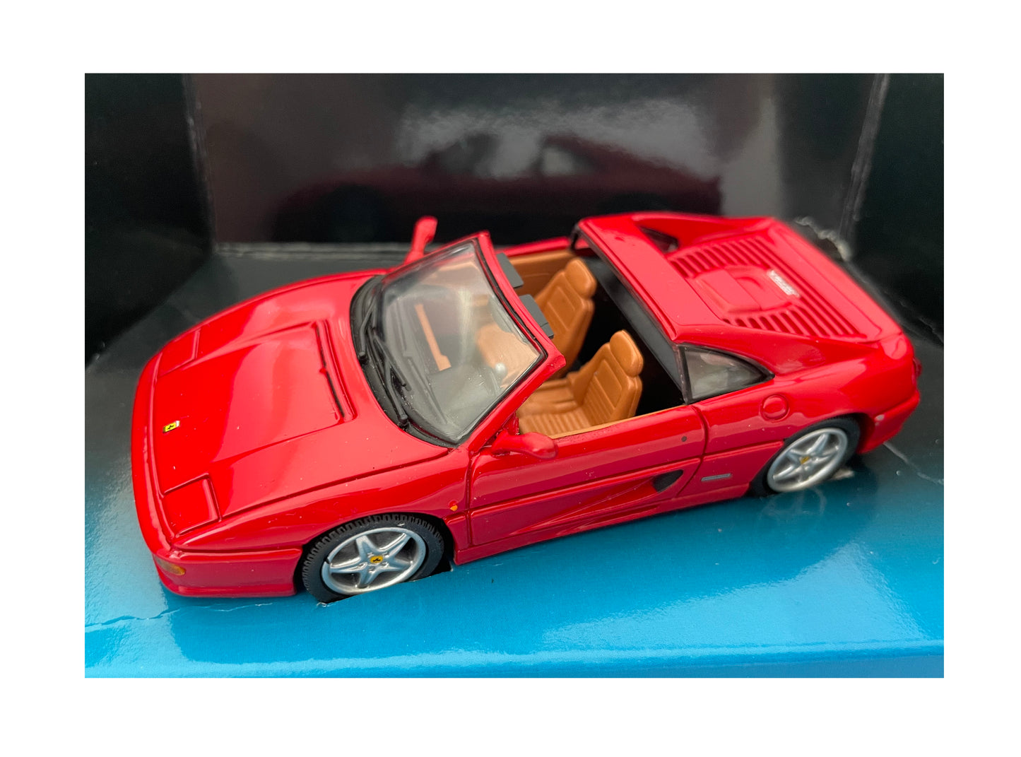 Vintage Corgi 1995 James Bond 007 Corgi Classics Collection - Goldeneye - Ferrari Spyder 355 1:43 Scale Die-Cast Vehicle Replica Number 92978