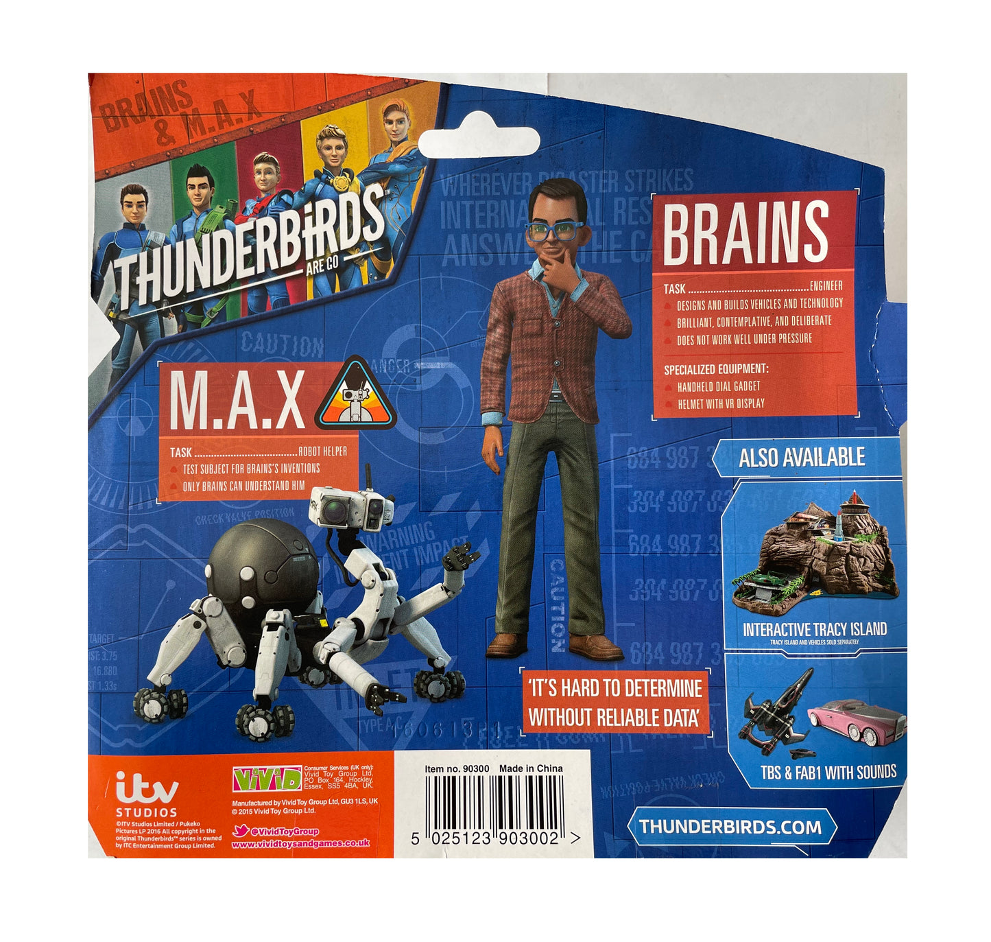 Gerry Andersons - Thunderbirds Are Go - Brains And M.A.X Action Figure Twin Pack - Factory Sealed Shop Stock Room Find
