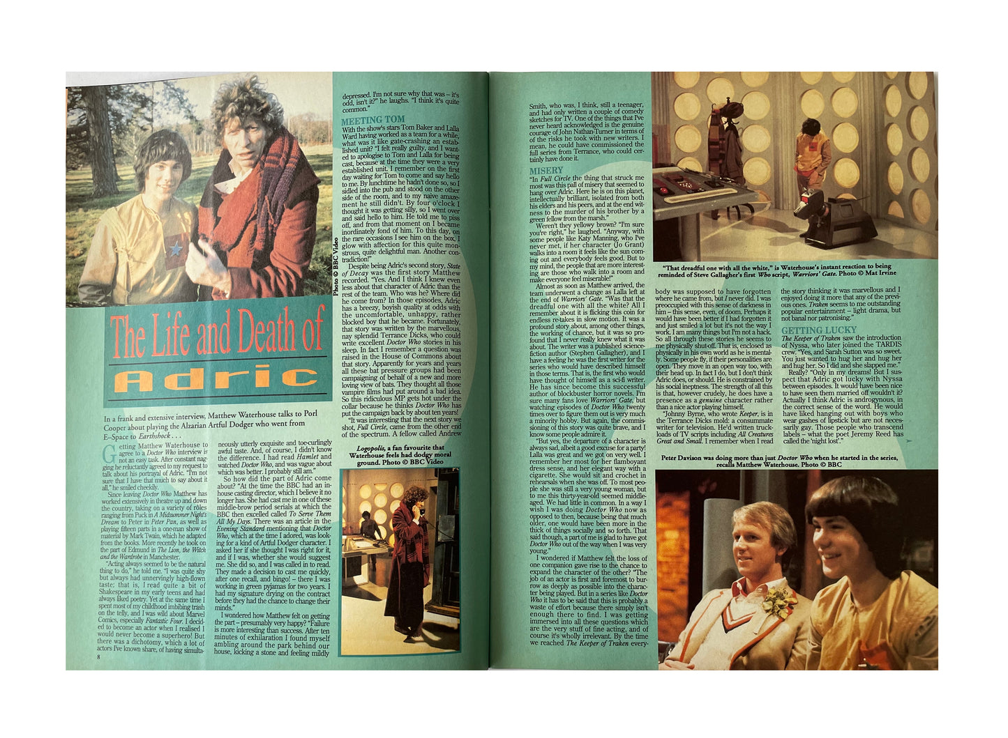 Vintage BBC Doctor Dr Who Magazine Issue Number 202 4th August 1993 - With Free Postcards - Shop Stock Room Find
