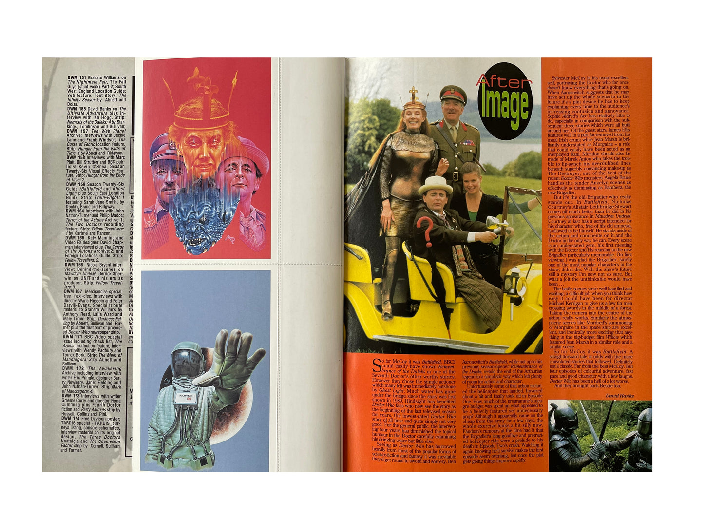 Vintage BBC Doctor Dr Who Magazine Issue Number 202 4th August 1993 - With Free Postcards - Shop Stock Room Find