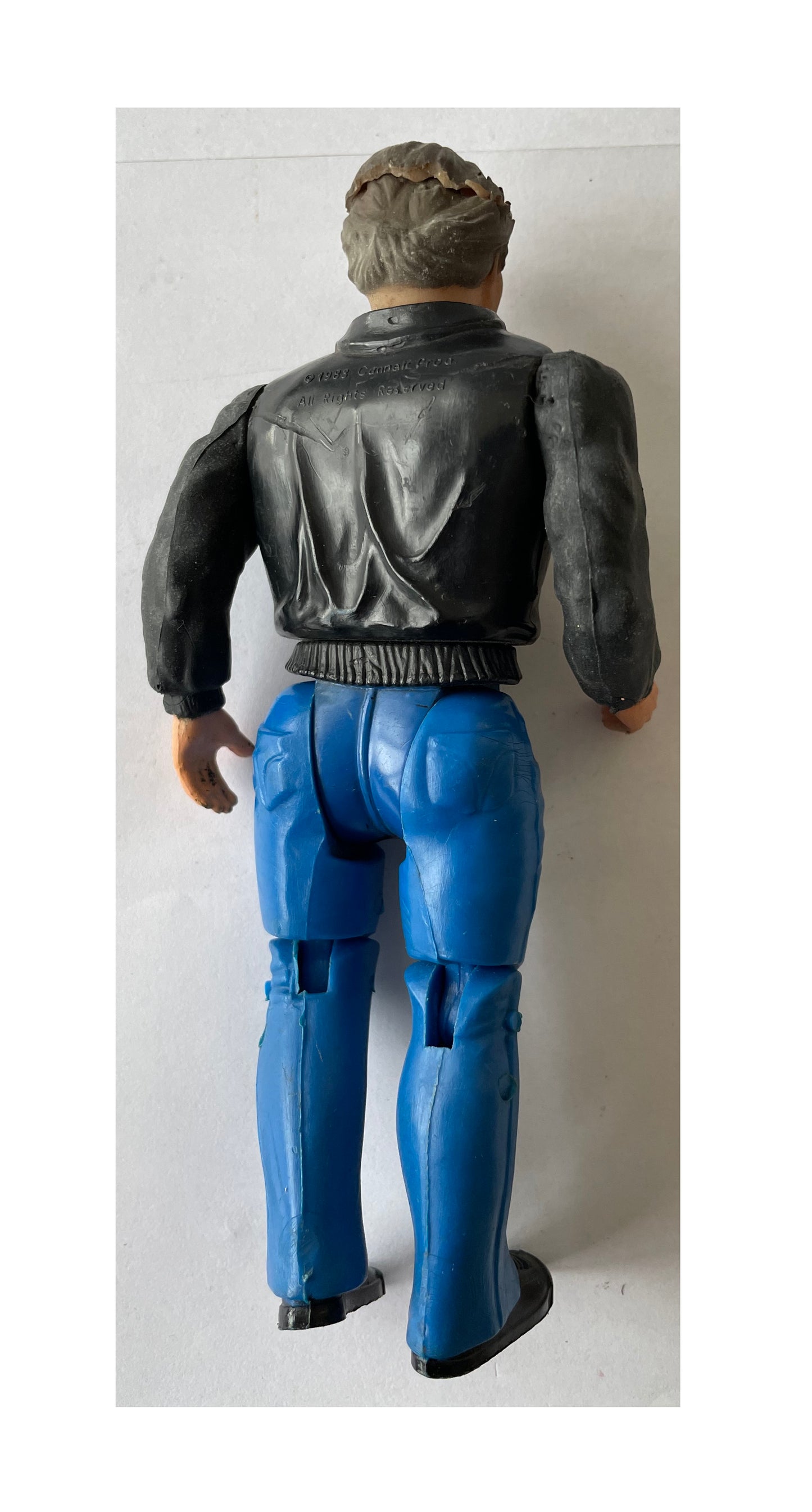 Vintage Cannell 1983 - The A Team 6 Inch Action Figure Templeton Faceman Peck AKA Dirk Benedict - Good Condition