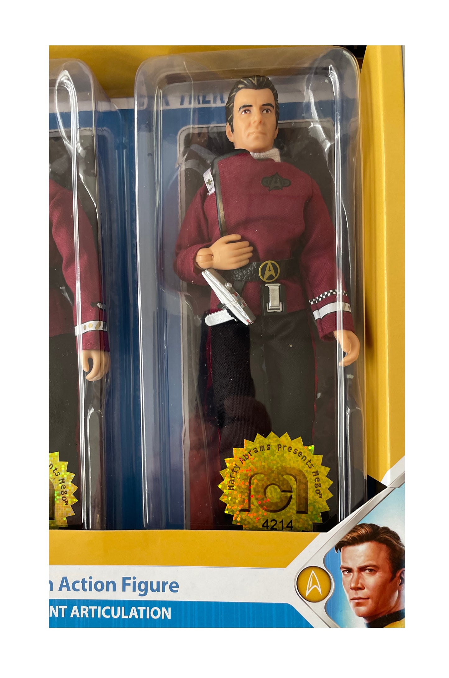 Star Trek The Wrath Of Khan Mego 8 Inch Action Figure Gift Set - Includes Khan, Captain Spock And Admiral Kirk- Brand New Factory Sealed