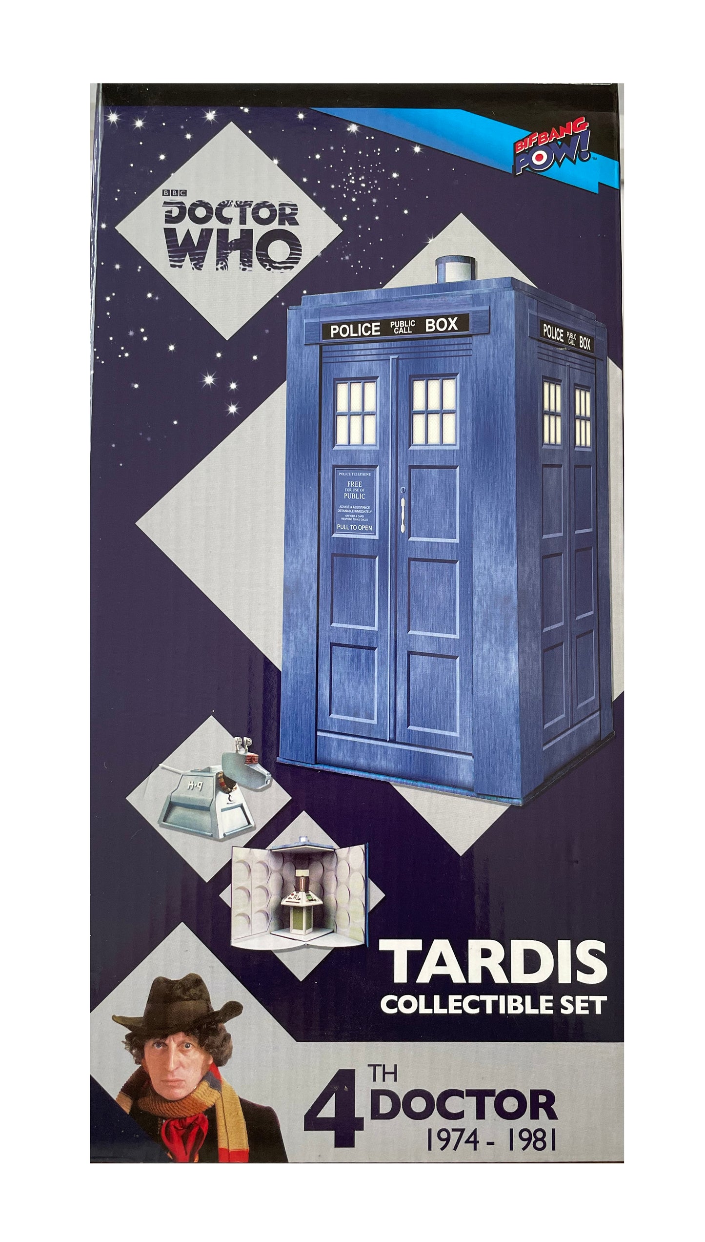 Vintage Biff Bang Pow 2011 Doctor Dr Who The "Tardis:" - Collectible Play Set With K9 Action Figure - Shop Stock Room Find