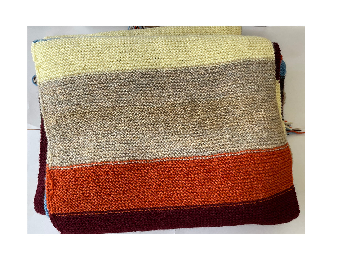 Vintage 1980's Doctor Dr Who Fourth Doctor Tom Bakers Long Scarf First Style - Hand Knitted Over 18 Ft Long - Fantastic Condition