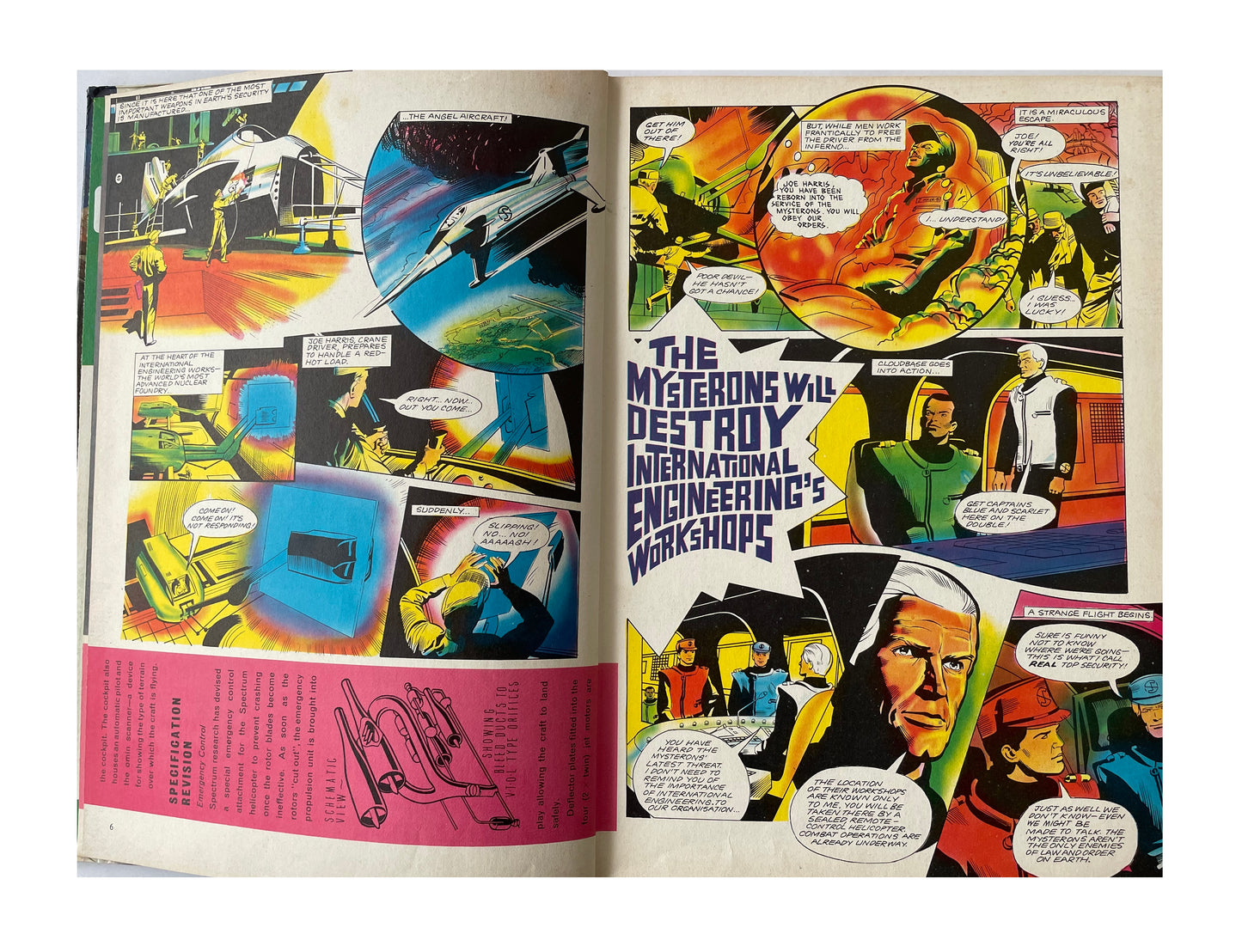 Vintage Gerry Andersons Captain Scarlet Annual from 1968