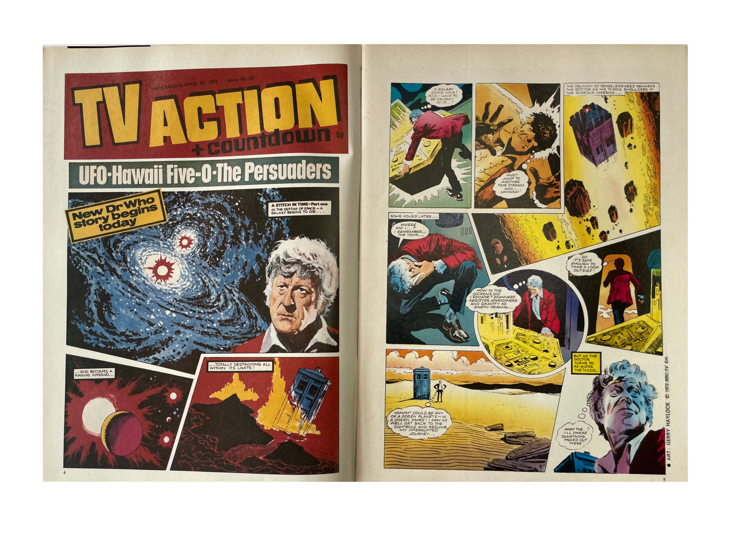 Vintage 1993 Marvels Doctor Dr Who Classic Comics Full Colour Issue 7 Comic 26th May 1993 - Brand New Shop Stock Room Find