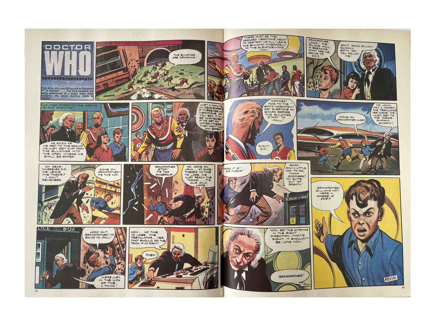 Vintage 1993 Marvels Doctor Dr Who Classic Comics Full Colour Issue 7 Comic 26th May 1993 - Brand New Shop Stock Room Find