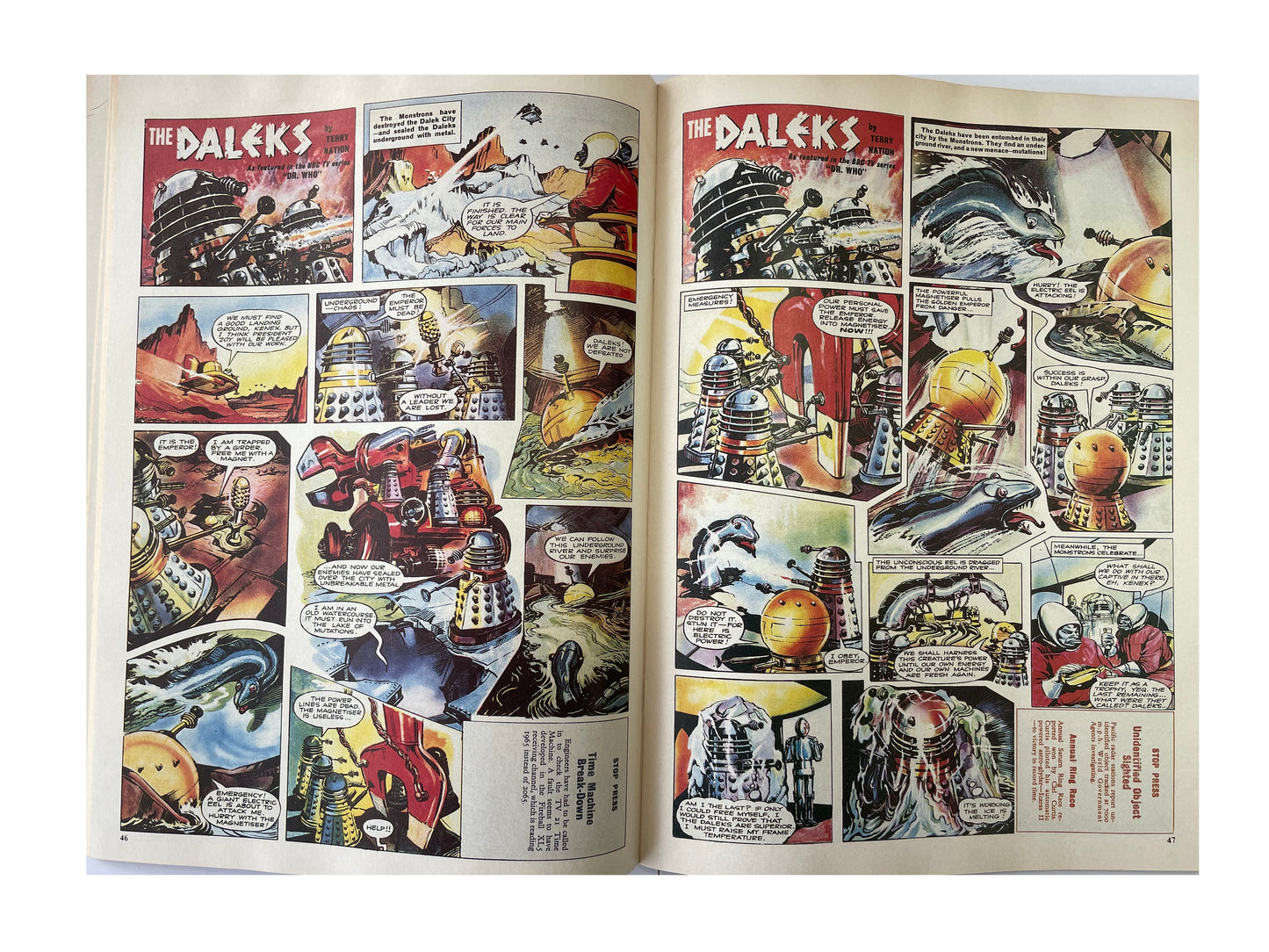 Vintage 1994 Marvels Doctor Dr Who Special - The Dalek Chronicles - The Whole Story In One Magazine - Brand New Shop Stock Room Find